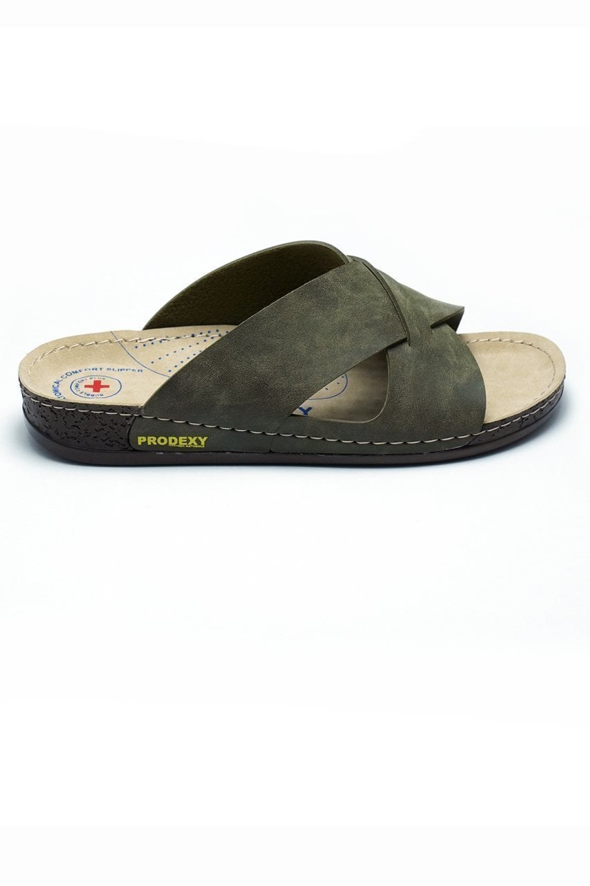 Prodexy Erkek Tabanı Değişebilir Tam Anatomik Günlük Terlik 42 - Yeşil