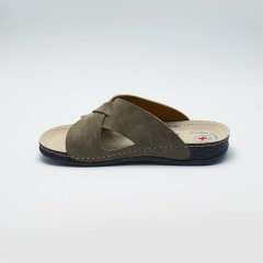 Prodexy Erkek Tabanı Değişebilir Tam Anatomik Günlük Terlik 43 - Sütlü Kahverengi