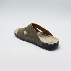 Prodexy Erkek Tabanı Değişebilir Tam Anatomik Günlük Terlik 45 - Sütlü Kahverengi