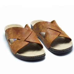 Prodexy Erkek Tabanı Değişebilir Tam Anatomik Günlük Terlik 46 - Taba