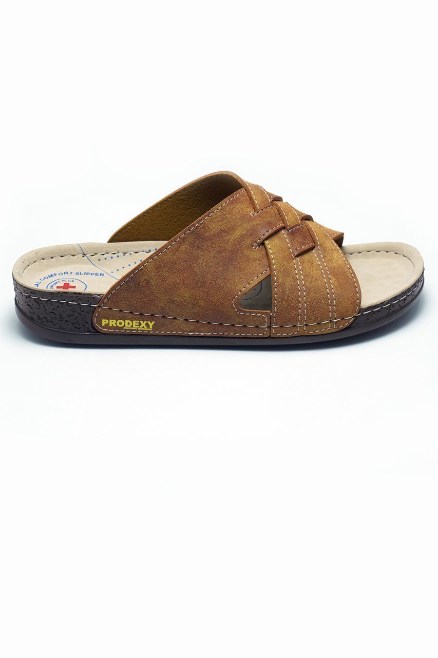 Prodexy Erkek Tam Anatomik Günlük Terlik 40 - Taba