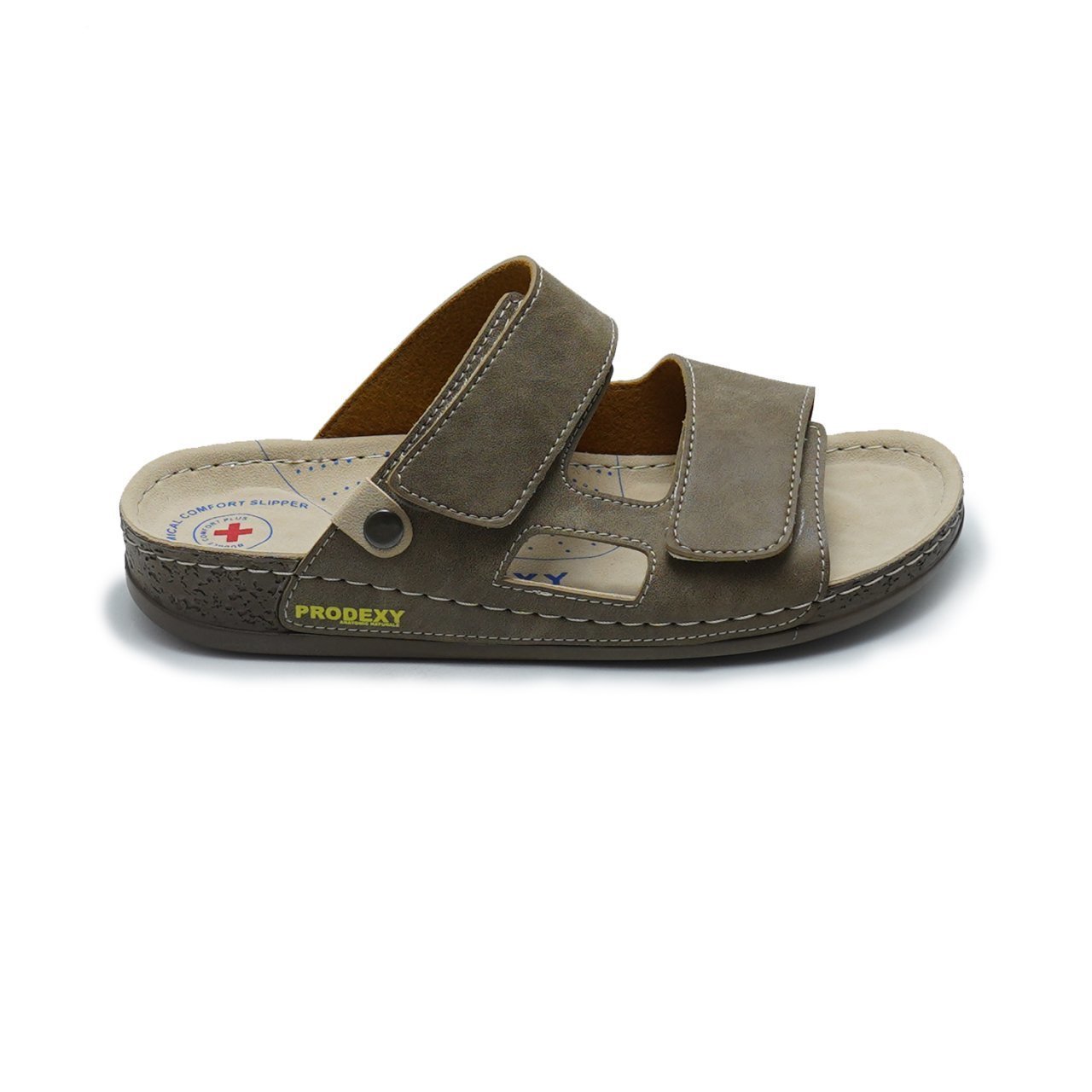 Prodexy Erkek Tabanı Değişebilir Tam Anatomik Günlük Terlik 40 - Sütlü Kahverengi