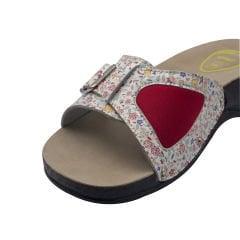 Epinli Hallux Valgus Terlik Çiçekli