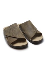 Prodexy Erkek Tabanı Değişebilir Tam Anatomik Günlük Terlik 44 - Sütlü Kahverengi