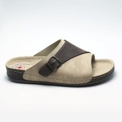 Prodexy Erkek Tabanı Değişebilir Tam Anatomik Günlük Terlik 43 - Krem