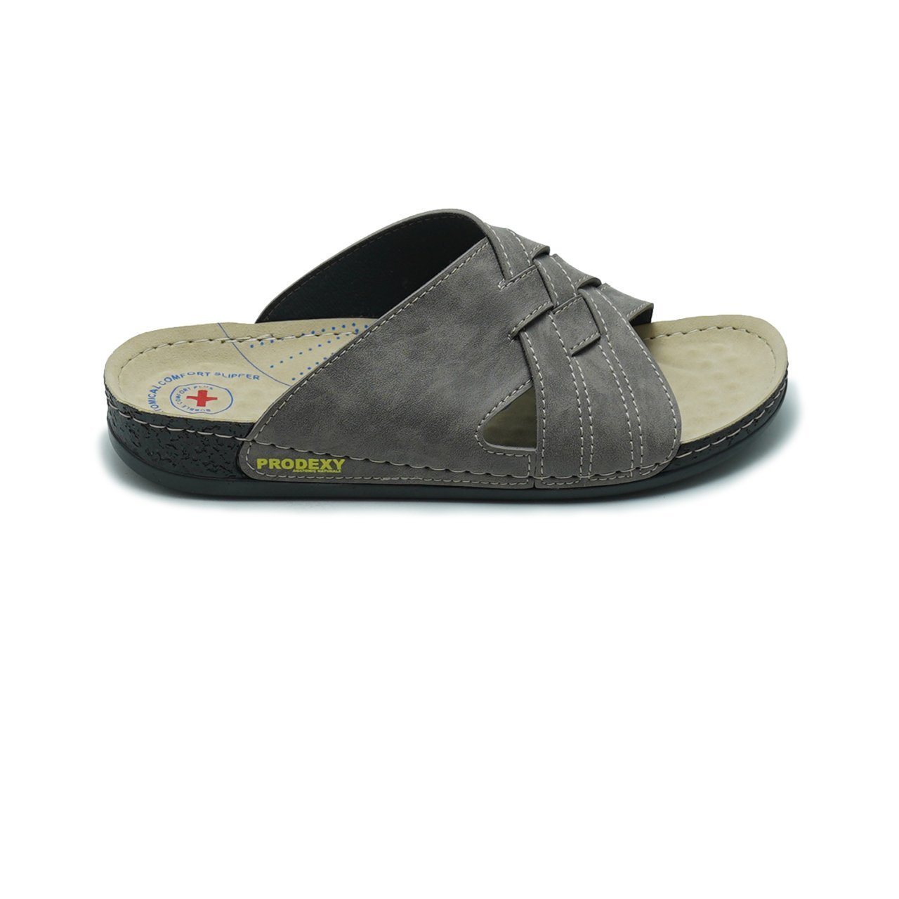 Prodexy Erkek Tabanı Değişebilir Tam Anatomik Günlük Terlik 42 - Gri