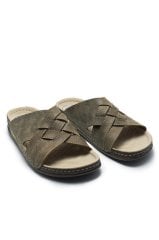 Prodexy Erkek Tabanı Değişebilir Tam Anatomik Günlük Terlik 44 - Sütlü Kahverengi