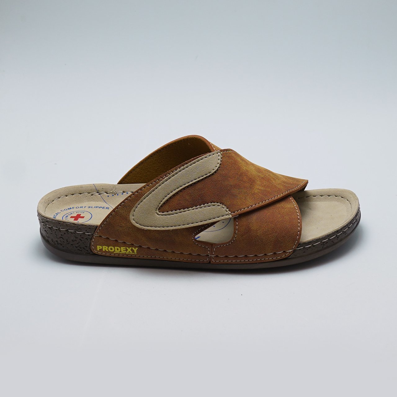Prodexy Erkek Tabanı Değişebilir Tam Anatomik Günlük Terlik 44 - Taba