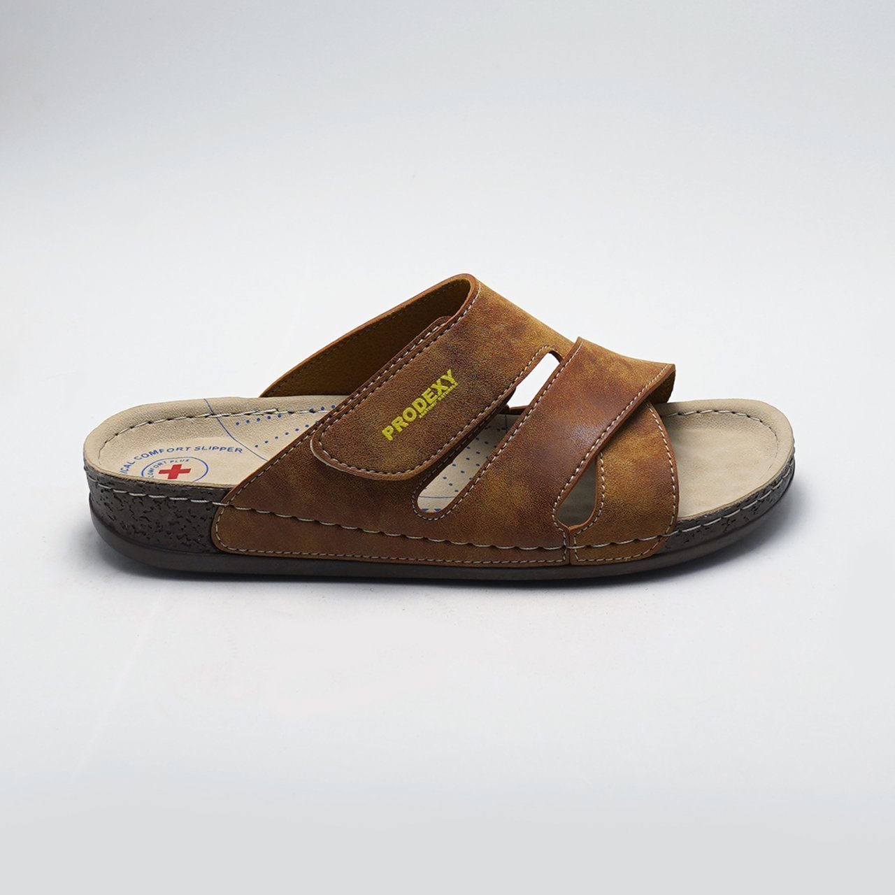 Prodexy Erkek Tabanı Değişebilir Tam Anatomik Günlük Terlik 46 - Taba
