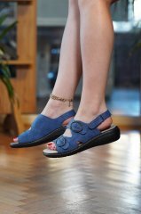 Prodexy Kadın İç Tabanlığı Değişebilir Tam Anatomik Günlük Terlik 35 - Mavi