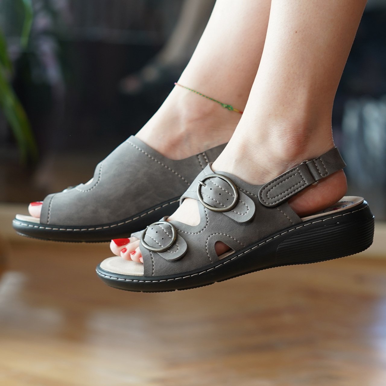 Prodexy Kadın İç Tabanlığı Değişebilir Tam Anatomik Günlük Terlik 36 - Gri