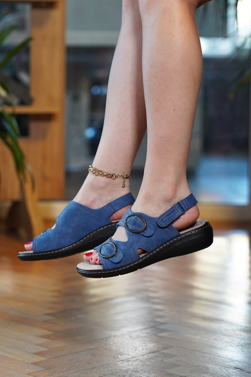 Prodexy Kadın İç Tabanlığı Değişebilir Tam Anatomik Günlük Terlik 36 - Mavi