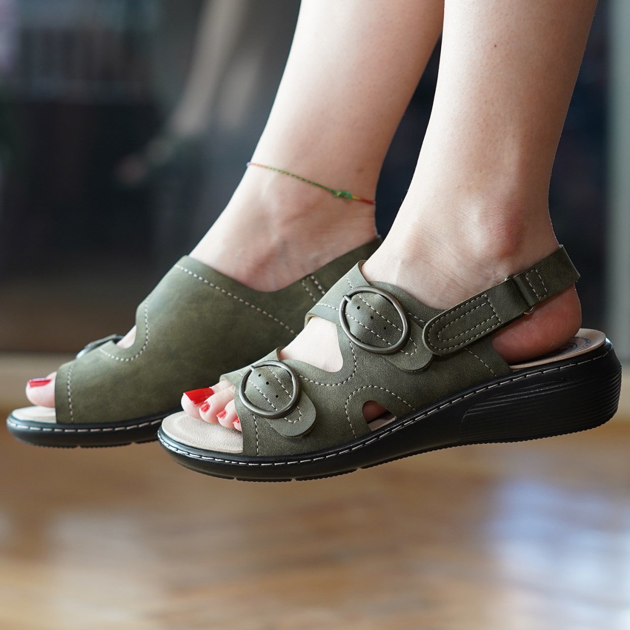 Prodexy Kadın İç Tabanlığı Değişebilir Tam Anatomik Günlük Terlik 38 - Yeşil