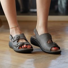 Prodexy Kadın İç Tabanlığı Değişebilir Tam Anatomik Günlük Terlik 39 - Gri