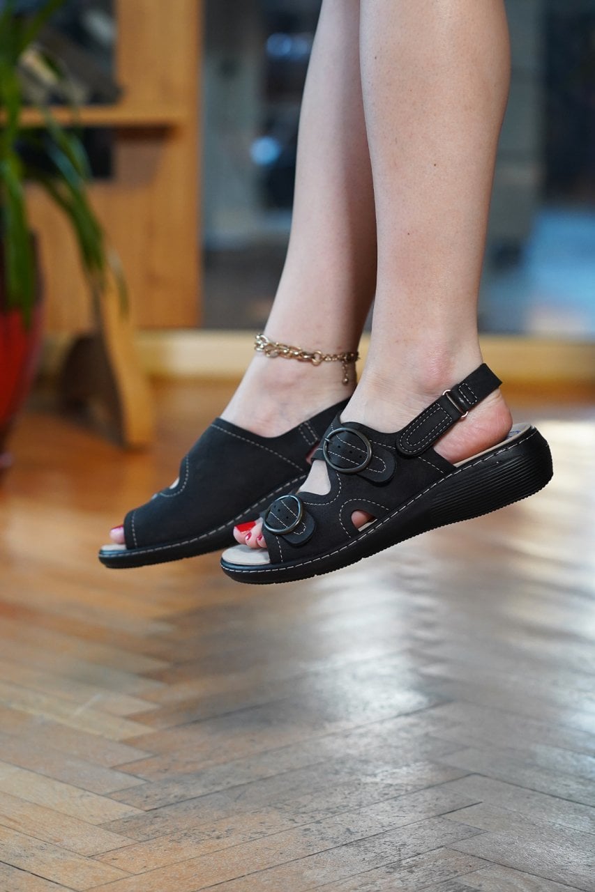 Prodexy Kadın İç Tabanlığı Değişebilir Tam Anatomik Günlük Terlik 40 - Siyah