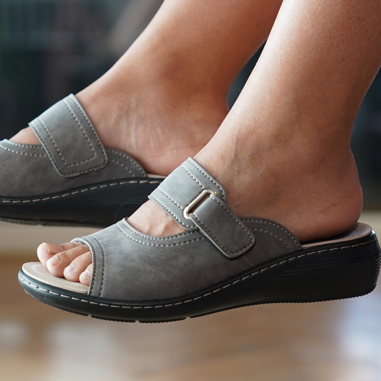 Prodexy Kadın İç Tabanlığı Değişebilir Tam Anatomik Günlük Terlik 40 - Gri