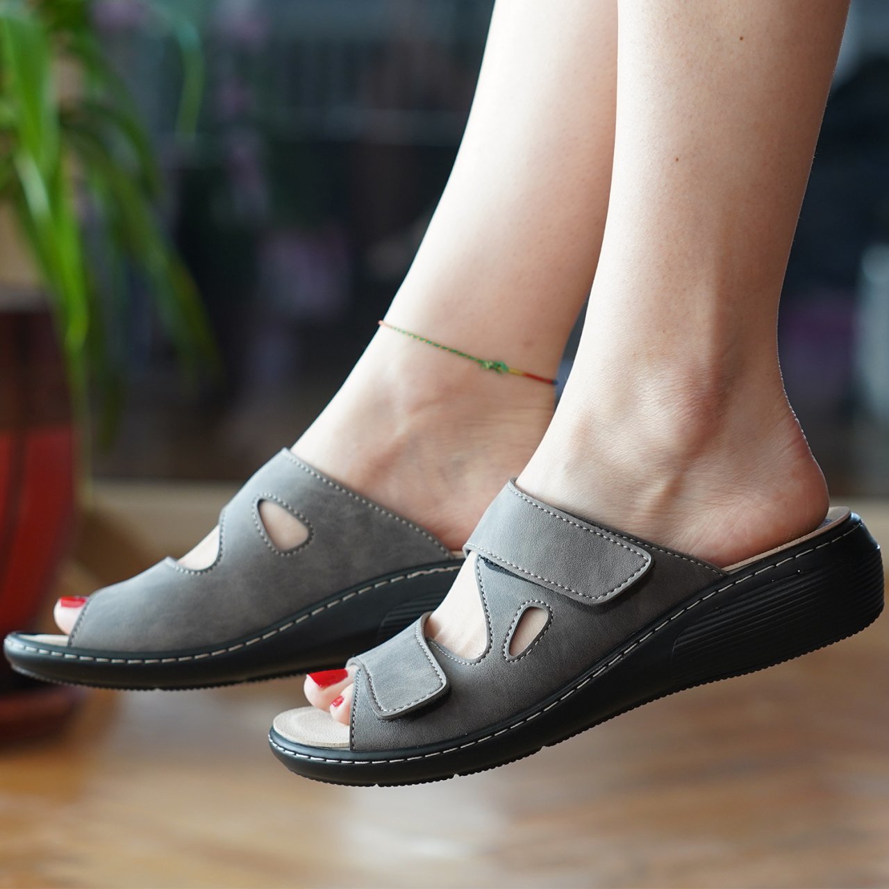 Prodexy Kadın İç Tabanlığı Değişebilir Tam Anatomik Günlük Terlik 39 - Gri