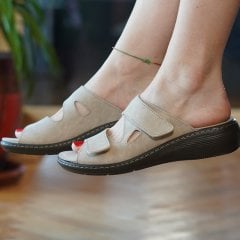 Prodexy Kadın İç Tabanlığı Değişebilir Tam Anatomik Günlük Terlik 40 - Krem