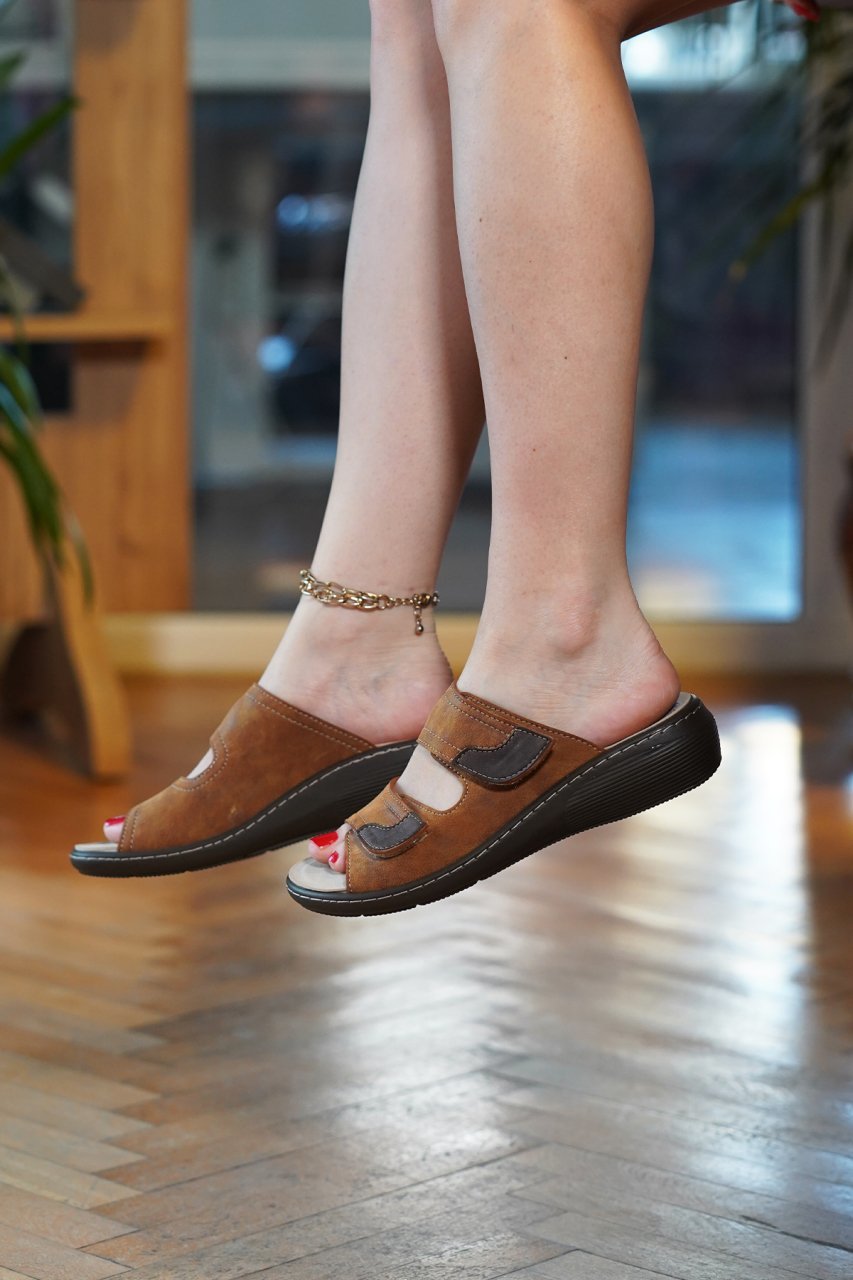 Prodexy Kadın İç Tabanlığı Değişebilir Tam Anatomik Günlük Terlik 36 - Taba