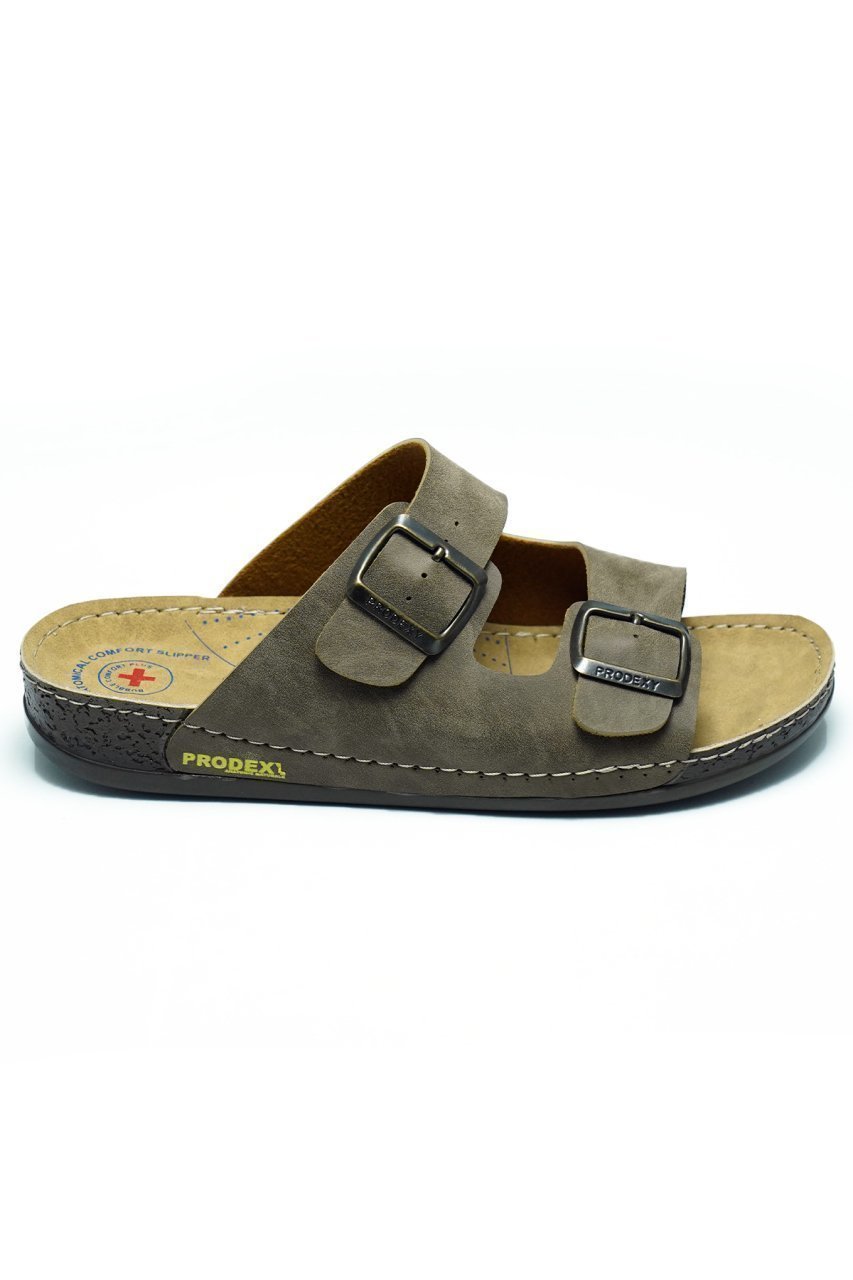 Prodexy Erkek Tam Anatomik Günlük Terlik 43 - Sütlü Kahverengi